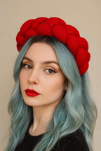 Velvet Braided Headband for women