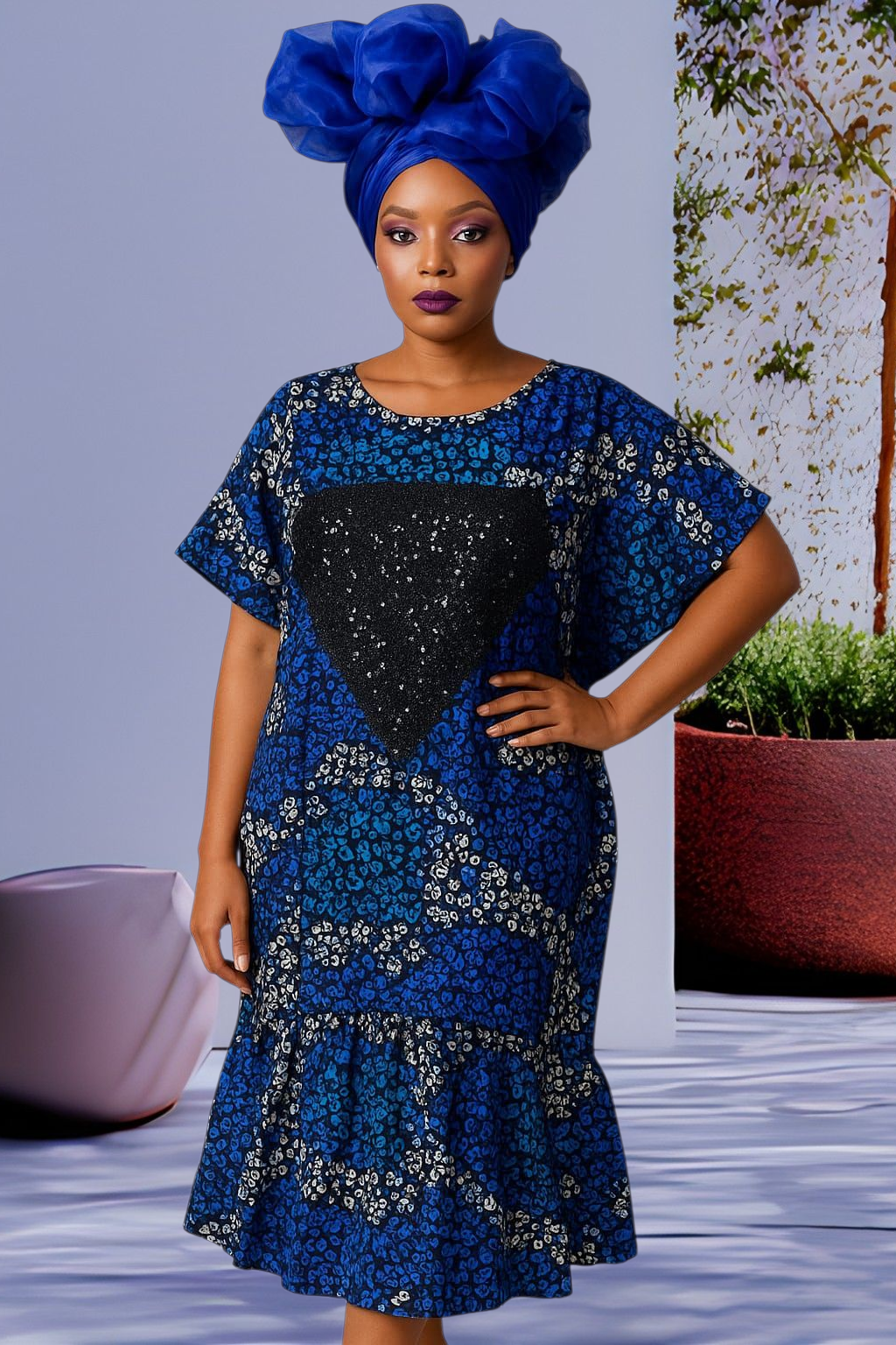 Ankara Long dress for women